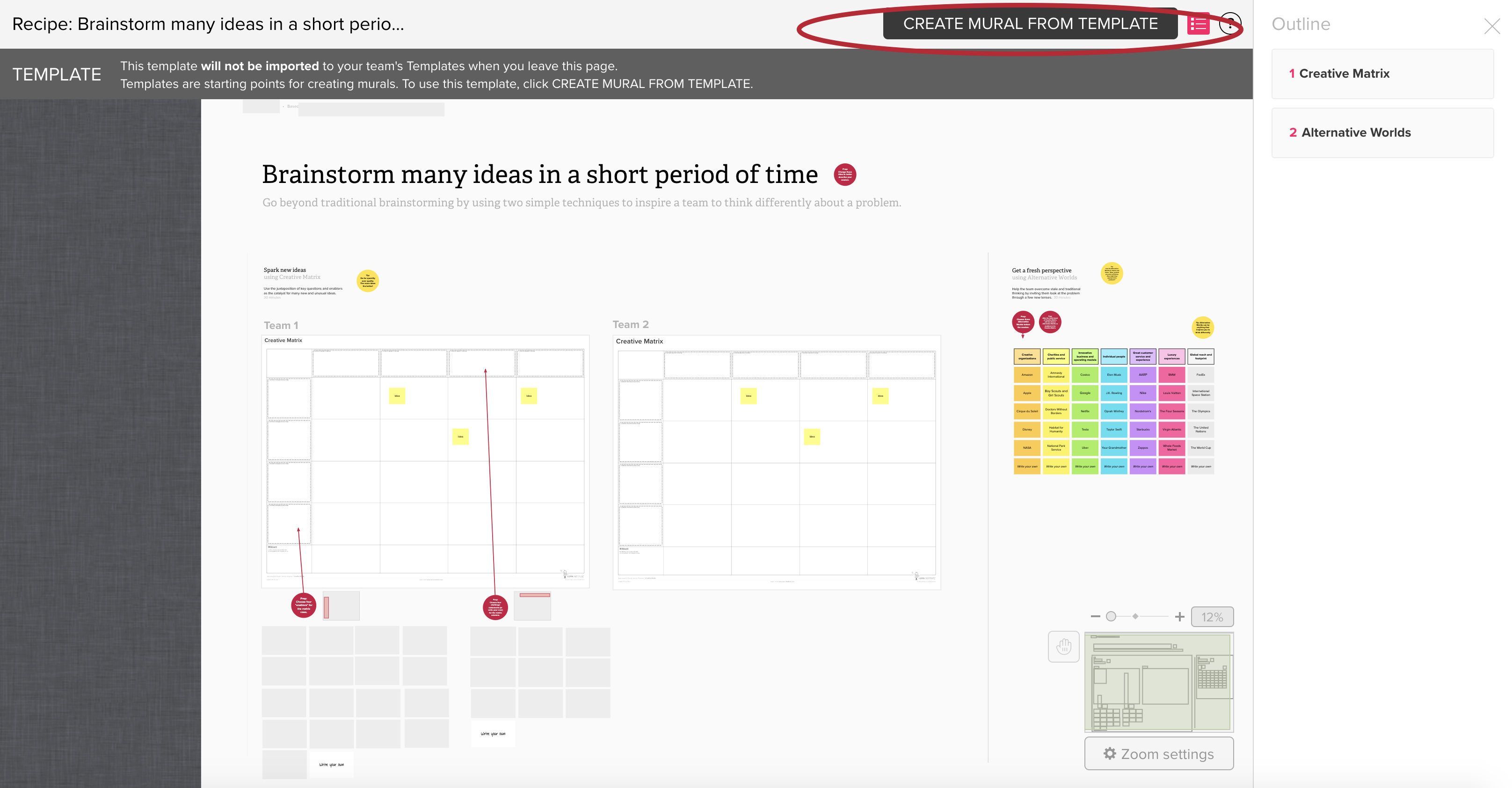 How can I find MURAL templates within LUMA Workplace? LUMA Institute